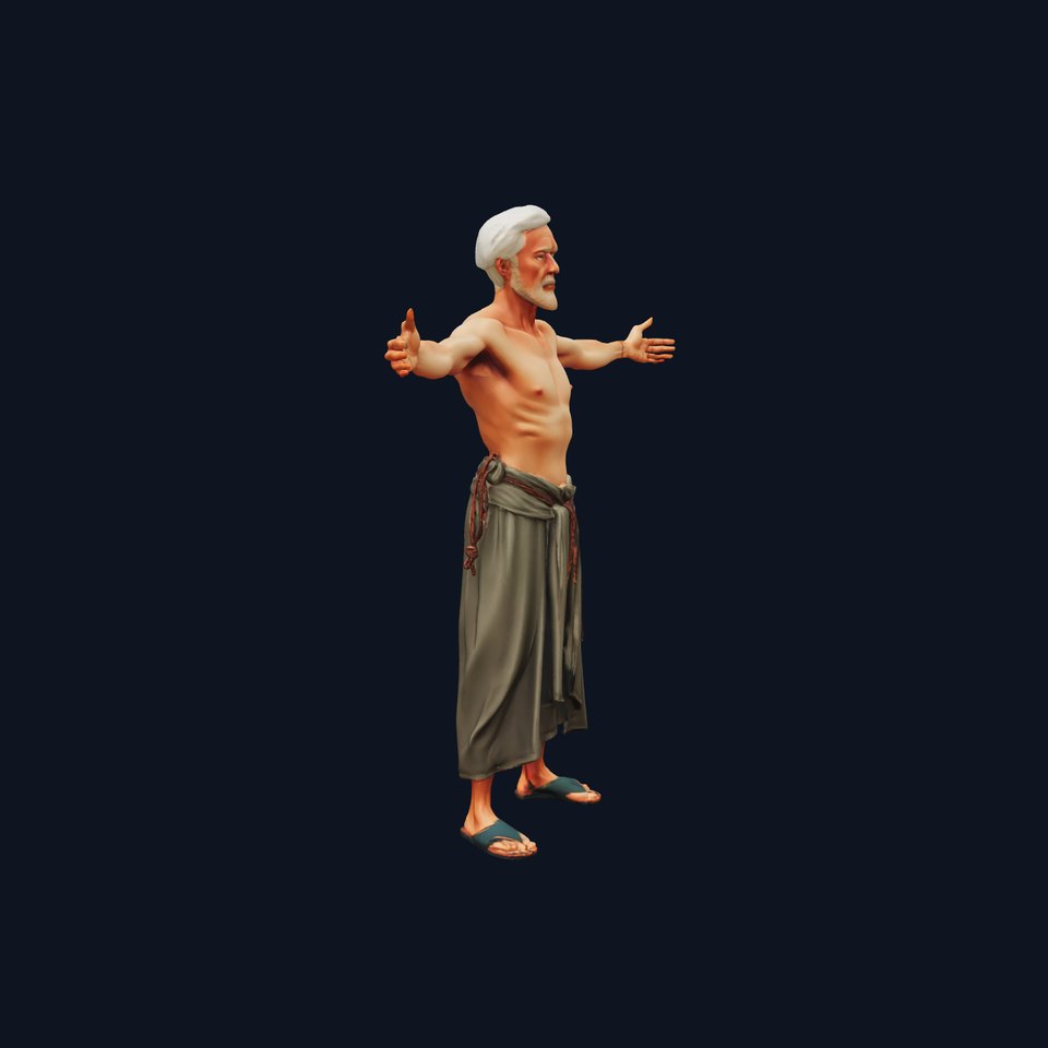 Wise Elder Character model pack